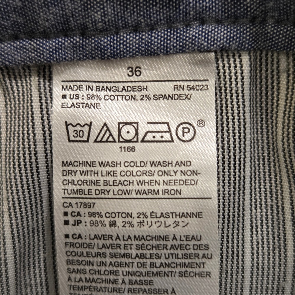 Banana‎ Republic Aiden Shorts Mens Size 36 Chinos Classic Preppy Casual Summer - Picture 4 of 8